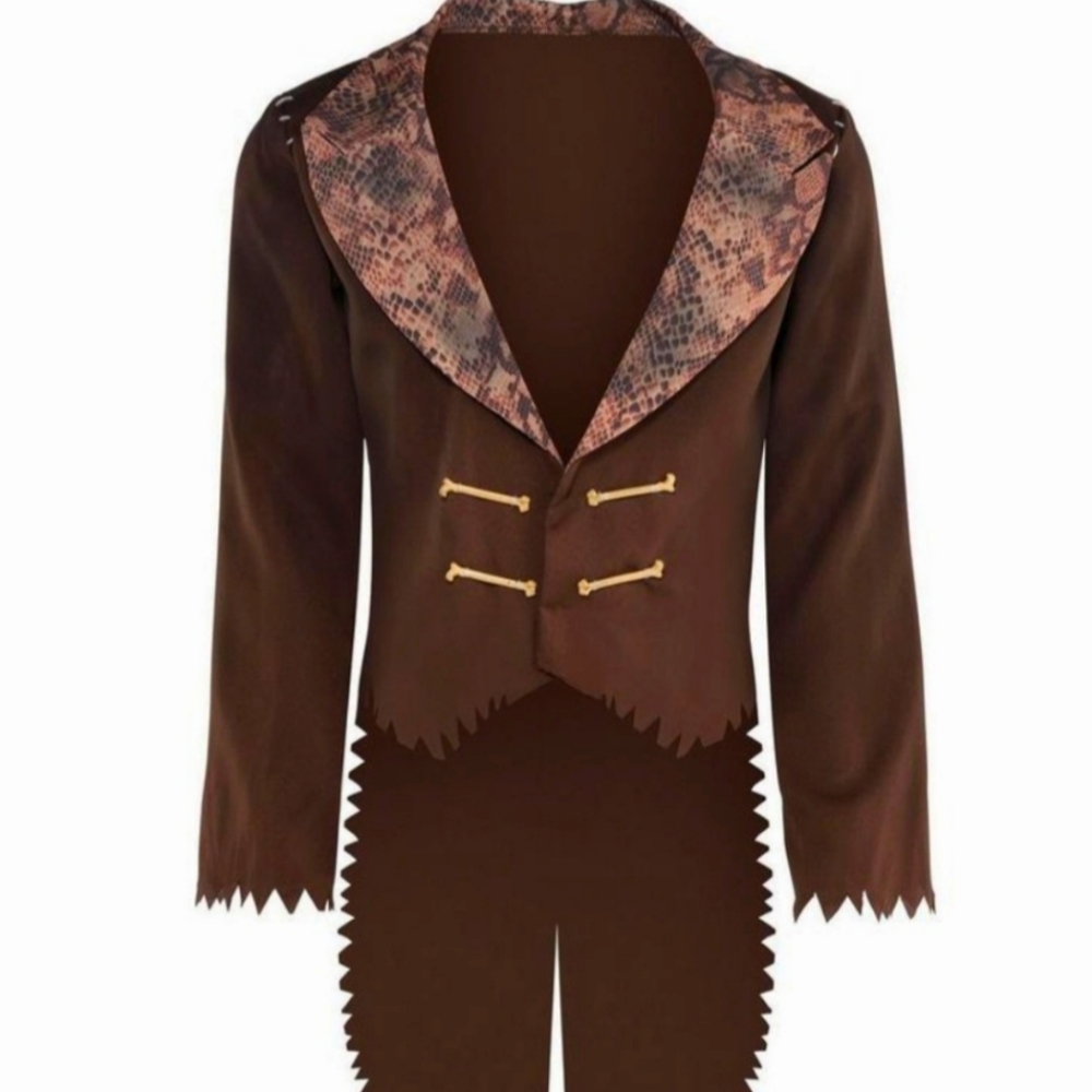 Halloween 🎃 Costume Witch Doctor Jacket L/XL - Picture 2 of 7